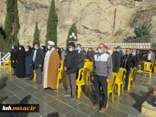 مراسم گرامیداشت ایام فاطمیه و سالگرد شهادت سردار سلیمانی در کرمانشاه
 4