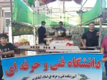 برپایی موکب ایستگاه صلواتی به مناسبت اربعین توسط آموزشکده فنی وحرفه ای اسلام آباد غرب ،همراه با مشارکت فعال همکاران در مراسم عزاداری اربعین 3