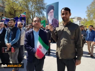 حضور پرشور دانشگاهیان دانشگاه فنی و حرفه ای استان کرمانشاه در راهپیمایی روز جهانی قدس 3