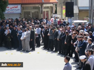 حضور خانواده بزرگ دانشگاه فنی و حرفه ای استان کرمانشاه در اجتماع عزاداران رئیس جمهور شهید 
 2