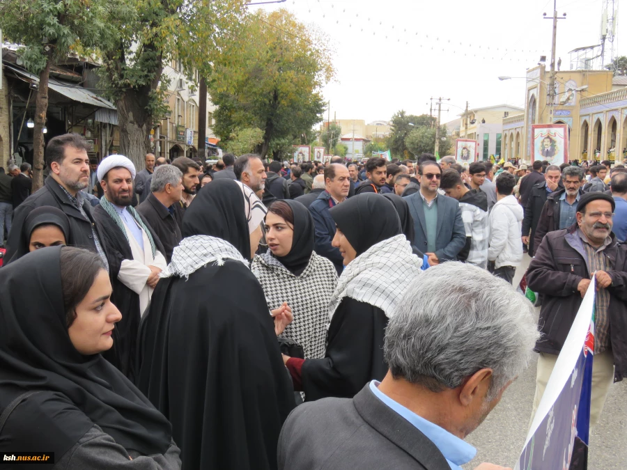 حضور پرشور دانشگاهیان دانشگاه ملی مهارت در راهپیمایی سیزده آبان 4