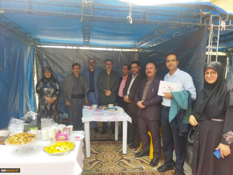 حضور دکتر زمانی و اعضای هیئت رئیسه در غرفه دانشگاه ملی مهارت واحد استان کرمانشاه 3