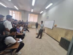 در راستای شناساندن ظرفیت ها ی دانشگاه ملی مهارت و توجه دانش آموزان به ادامه تحصیل دراین دانشگاه صورت پذیرفت:
بازدید دانش‌آموزان دبیرستان صابرین به مناسبت هفته مشاغل از آموزشکده ملی مهارت پسران شماره یک کرمانشاه 2