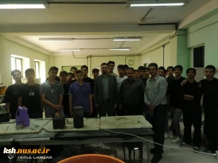 در راستای شناساندن ظرفیت ها ی دانشگاه ملی مهارت و توجه دانش آموزان به ادامه تحصیل دراین دانشگاه صورت پذیرفت:
بازدید دانش‌آموزان دبیرستان صابرین به مناسبت هفته مشاغل از آموزشکده ملی مهارت پسران شماره یک کرمانشاه 2