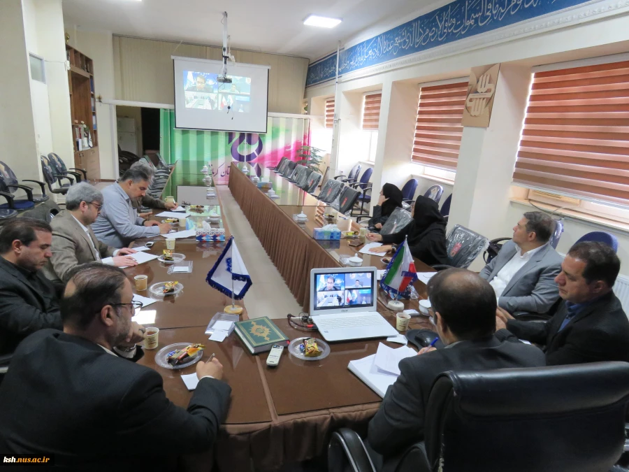 شرکت سرپرست دانشگاه ملی واحد استان کرمانشاه در جلسه برخط کمیته راهبری 3