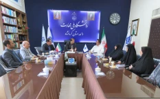 دیدار دکتر شاپور ابراهیمی سرپرست دانشگاه ملی مهارت استان کرمانشاه با اعضاء شورای فرماندهی حوزه های سه و چهار کارمندی  دانشگاه های استان