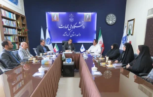 دیدار دکتر شاپور ابراهیمی سرپرست دانشگاه ملی مهارت استان کرمانشاه با اعضاء شورای فرماندهی حوزه های سه و چهار کارمندی  دانشگاه های استان  3