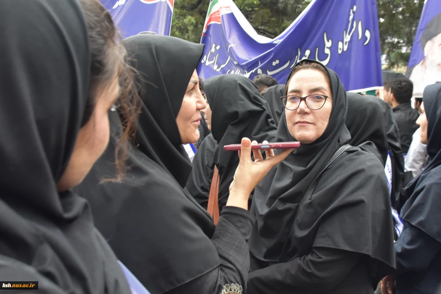 حضور پر شور کارکنان، اساتید و دانشجویان دانشگاه ملی مهارت استان کرمانشاه در مراسم استقبال از سفر رئیس جمهور 4