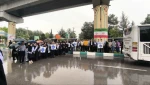 حضور پر شور کارکنان، اساتید و دانشجویان دانشگاه ملی مهارت استان کرمانشاه در مراسم استقبال از سفر رئیس جمهور 17