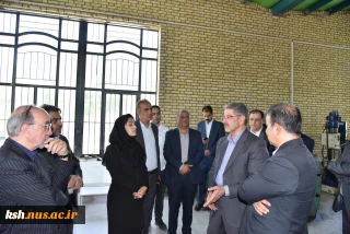 بازدید ریاست دانشگاه ملی مهارت، هیئت همراه و دکتر معظمی، عضو هیئت امنای دانشگاه از آموزشکده پسران گلپایگان