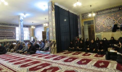 برگزاری مراسم زیارت عاشورا و بزرگداشت شهدای اقتداردر دانشگاه ملی مهارت استان کرمانشاه