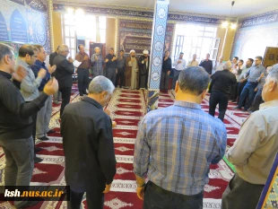 برگزاری مراسم زیارت عاشورا و بزرگداشت شهدای اقتداردر دانشگاه ملی مهارت استان کرمانشاه 3