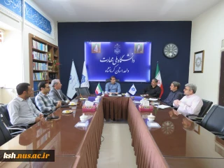برگزاری جلسه سرپرست دانشگاه ملی مهارت استان کرمانشاه با مسئولین آموزش و پرورش ناحیه یک