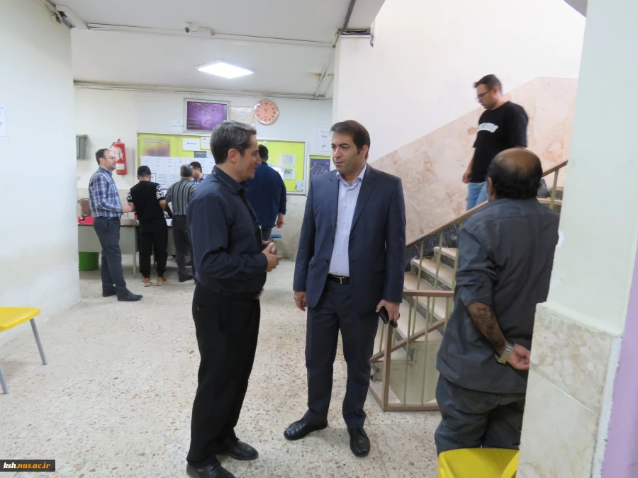 بازدید رئیس دانشگاه ملی مهارت استان کرمانشاه از حوزه برگزاری آزمون پایان نیسمال
 2
