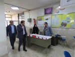 بازدید رئیس دانشگاه ملی مهارت استان کرمانشاه از حوزه برگزاری آزمون پایان نیسمال
 3