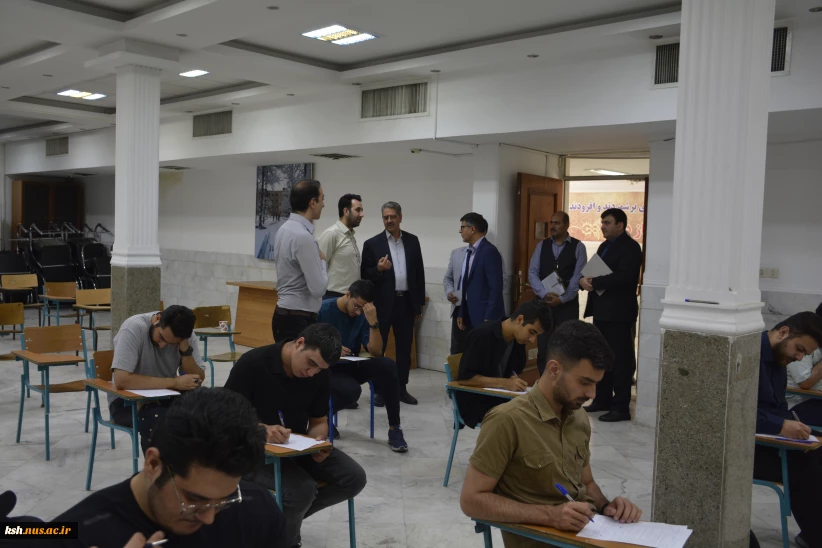 بازدید سرزده ریاست دانشگاه ملی مهارت از حوزه امتحانات پایان ترم دانشکده شهید منتظری مشهد