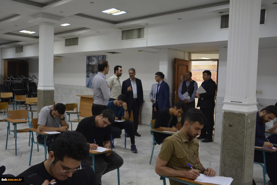 بازدید سرزده ریاست دانشگاه ملی مهارت از حوزه امتحانات پایان ترم دانشکده شهید منتظری مشهد 2