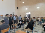 بازدید دکتر ابراهیمی رئیس دانشگاه ملی مهارت استان کرمانشاه از روند برگزاری امتحانات آموزشکده اسلام آباد غرب 6