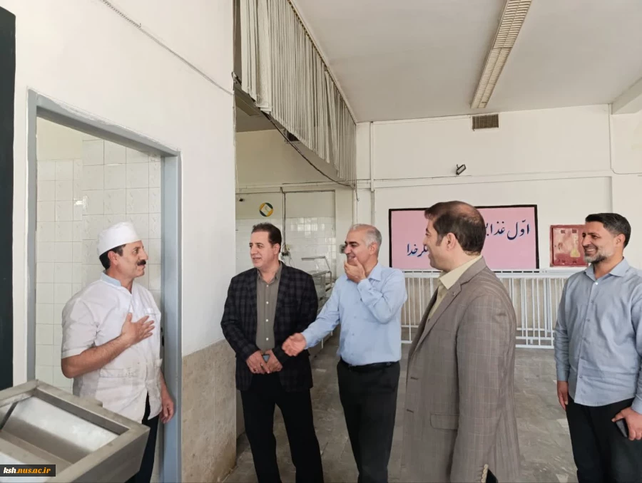 بازدید دکتر ابراهیمی رئیس دانشگاه ملی مهارت استان کرمانشاه از خوابگاه و سلف سرویس آموزشکده اسلام آباد غرب 4