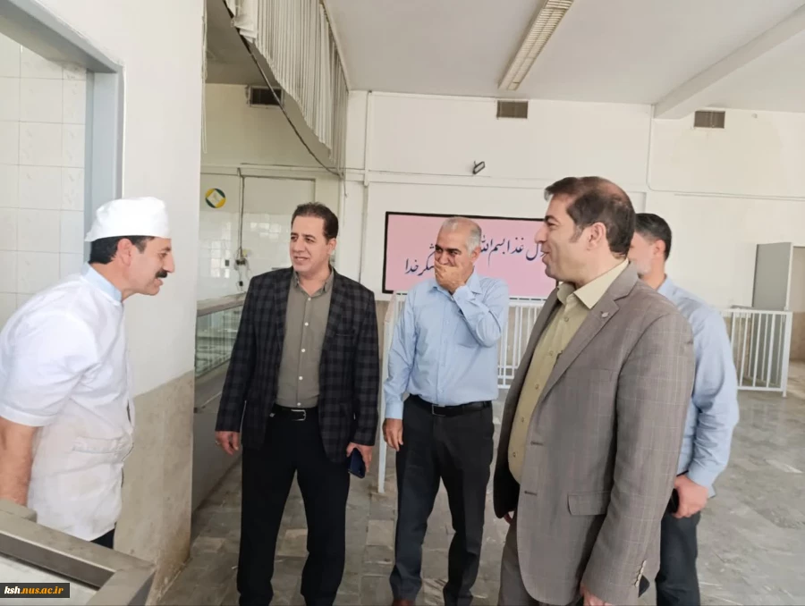 بازدید دکتر ابراهیمی رئیس دانشگاه ملی مهارت استان کرمانشاه از خوابگاه و سلف سرویس آموزشکده اسلام آباد غرب 6
