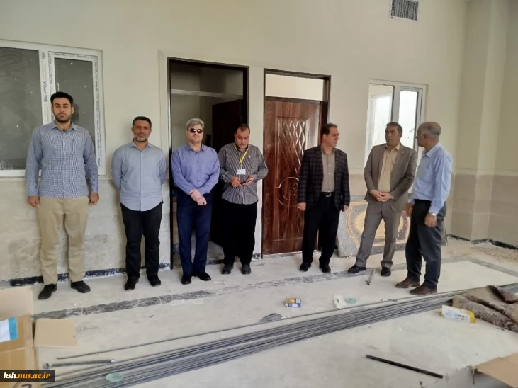 بازدید ریاست دانشگاه ملی مهارت استان کرمانشاه ازپروژه ساختمان کارگاه آموزشی آموزشکده اسلام آباد غرب