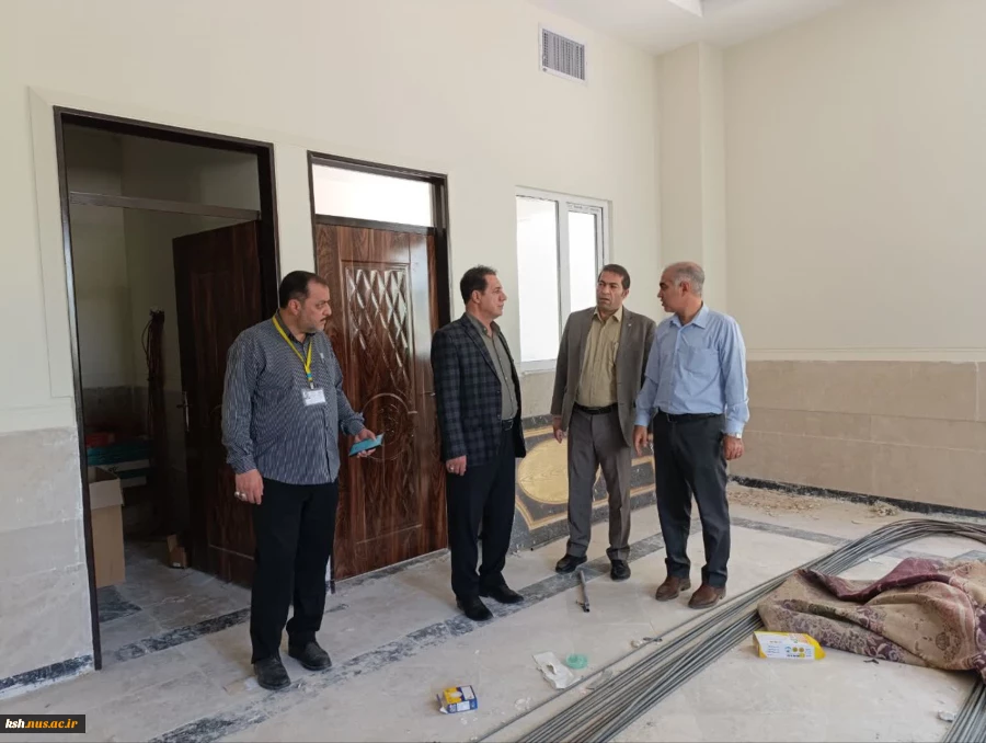 بازدید ریاست دانشگاه ملی مهارت استان کرمانشاه ازپروژه ساختمان کارگاه آموزشی آموزشکده اسلام آباد غرب 5