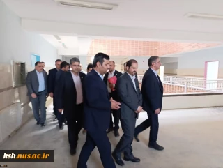 بازدید معاون پژوهشی وزارت علوم، تحقیقات و فناوری به همراه ریاست دانشگاه ملی مهارت از پروژه شهر کبودرآهنگ