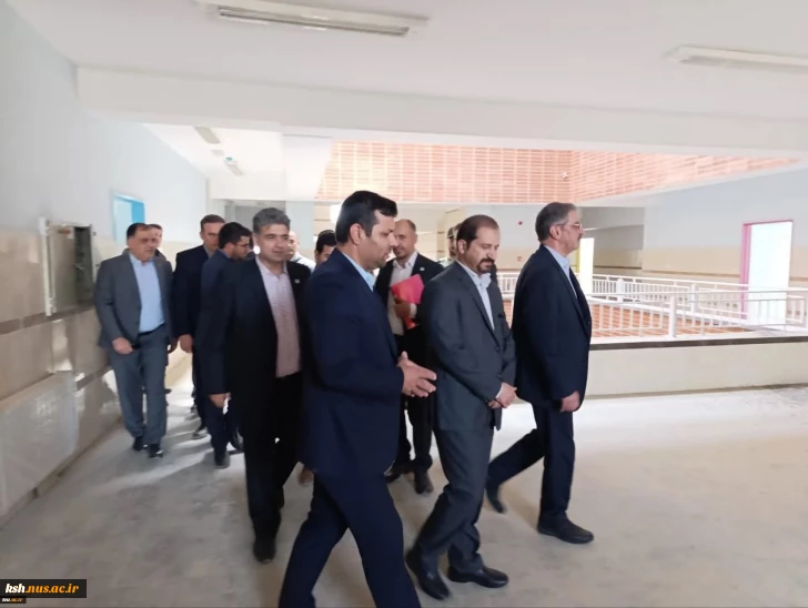 بازدید معاون پژوهشی وزارت علوم، تحقیقات و فناوری به همراه ریاست دانشگاه ملی مهارت از پروژه شهر کبودرآهنگ