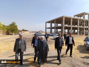 بازدید نماینده، فرماندار و جمعی از مسئولین دستگاه های اجرایی شهرستان کنگاور از پروژه آموزشکده ملی مهارت این شهر 4