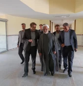 بازدید نماینده، فرماندار و جمعی از مسئولین دستگاه های اجرایی شهرستان کنگاور از پروژه آموزشکده ملی مهارت این شهر 10