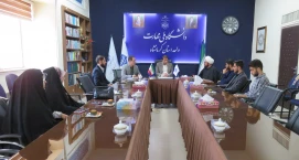 جلسه ایجاد هیات دانشجویی در دانشگاه ملی مهارت استان کرمانشاه